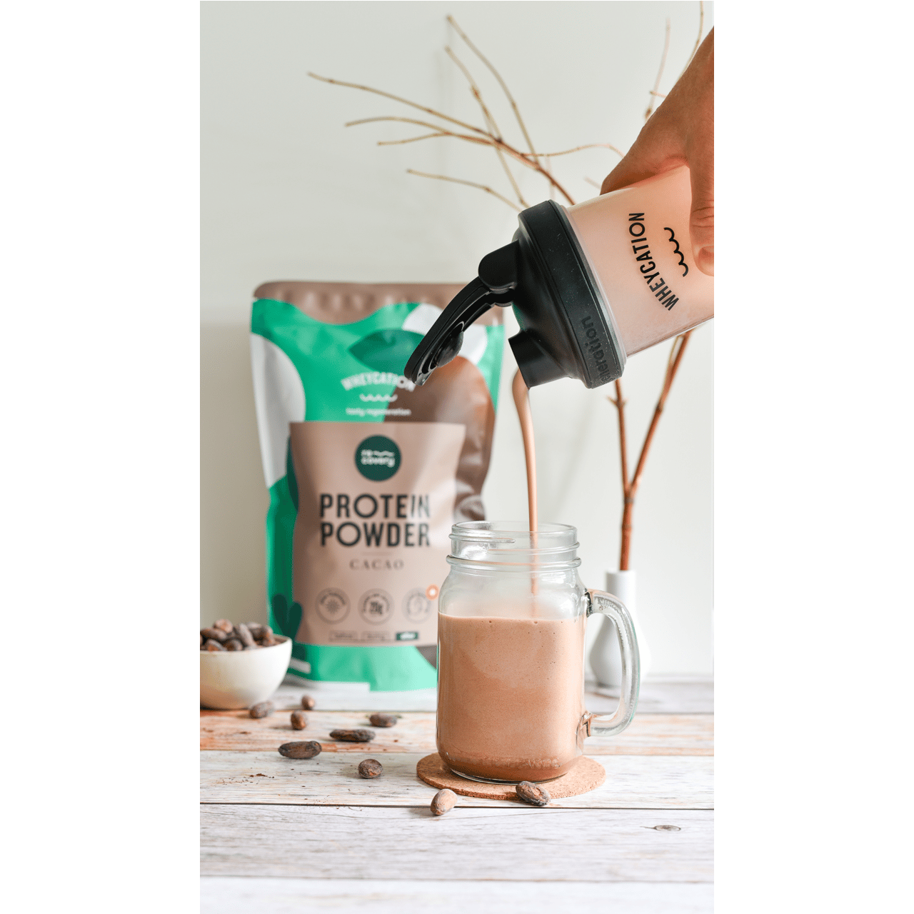 WHEYCATION Starterset Protein 3x260g & Shaker