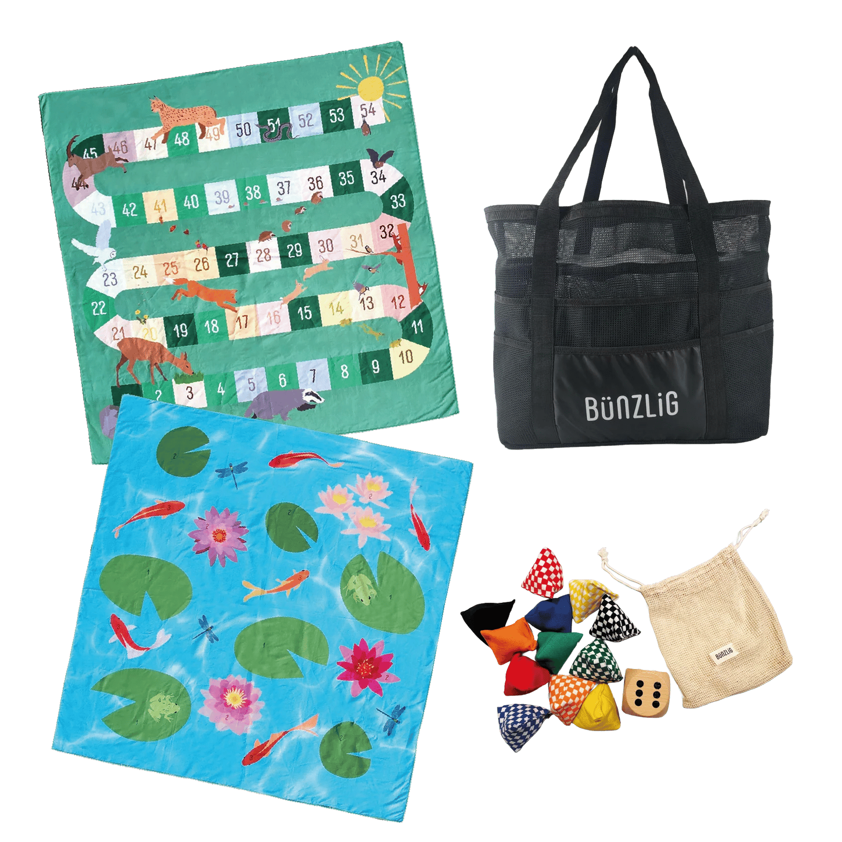 Spieltuch-Set "Leiterli- und Wurfspiel"