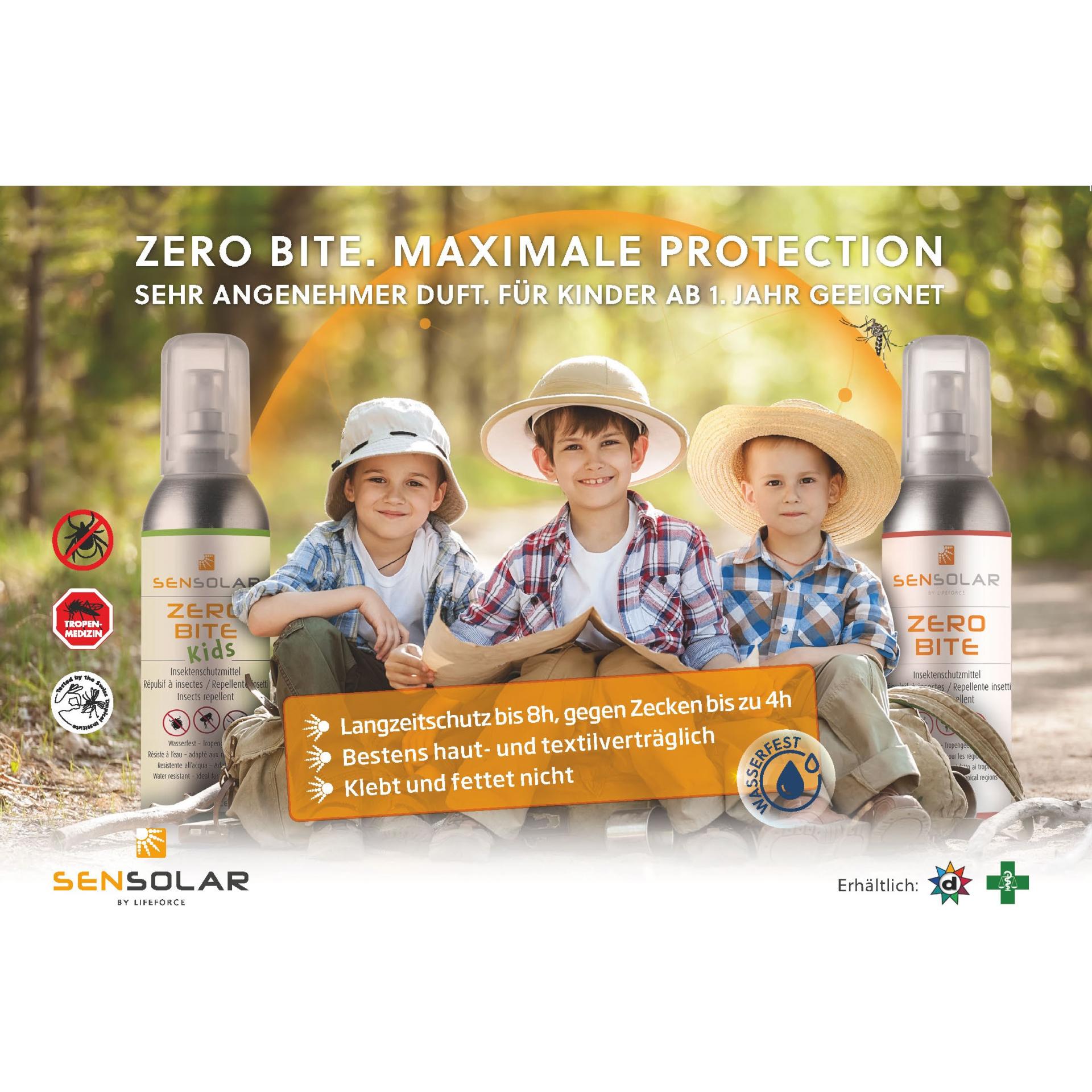 Insektenschutz - ZEROBITE für Kinder