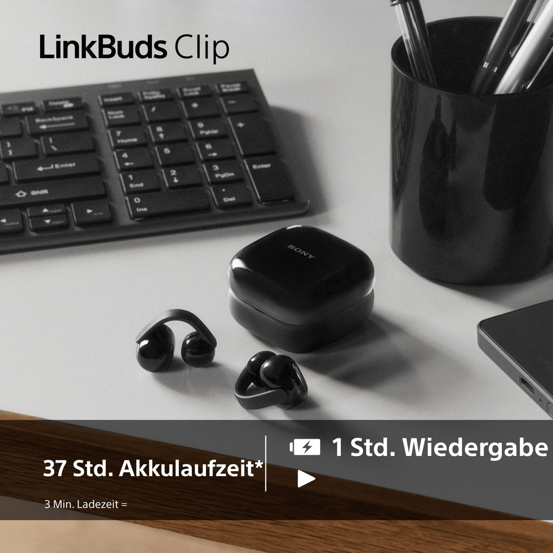Sony Kabellose Kopfhörer LinkBuds Clip