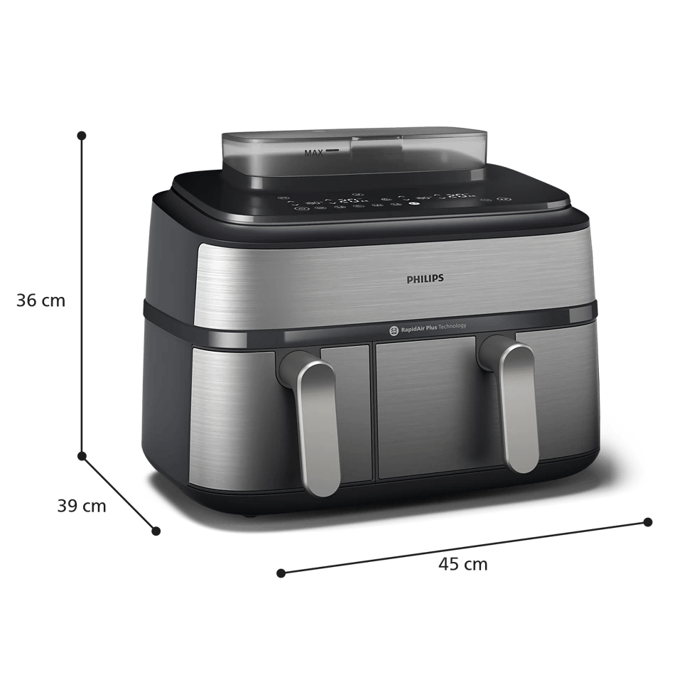 Philips Steam Airfryer Dual Basket Steam NA555/09