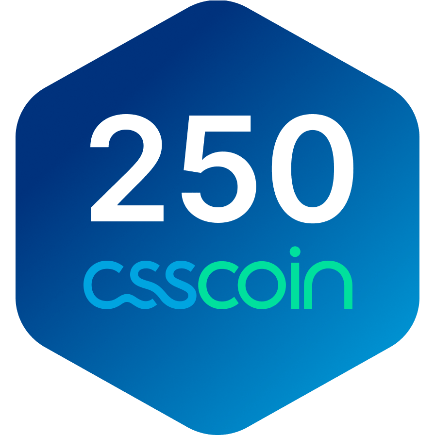 250 CSS Coins d'une valeur de 250 CHF