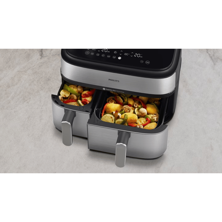 Philips Steam Airfryer Dual Basket Steam NA555/09