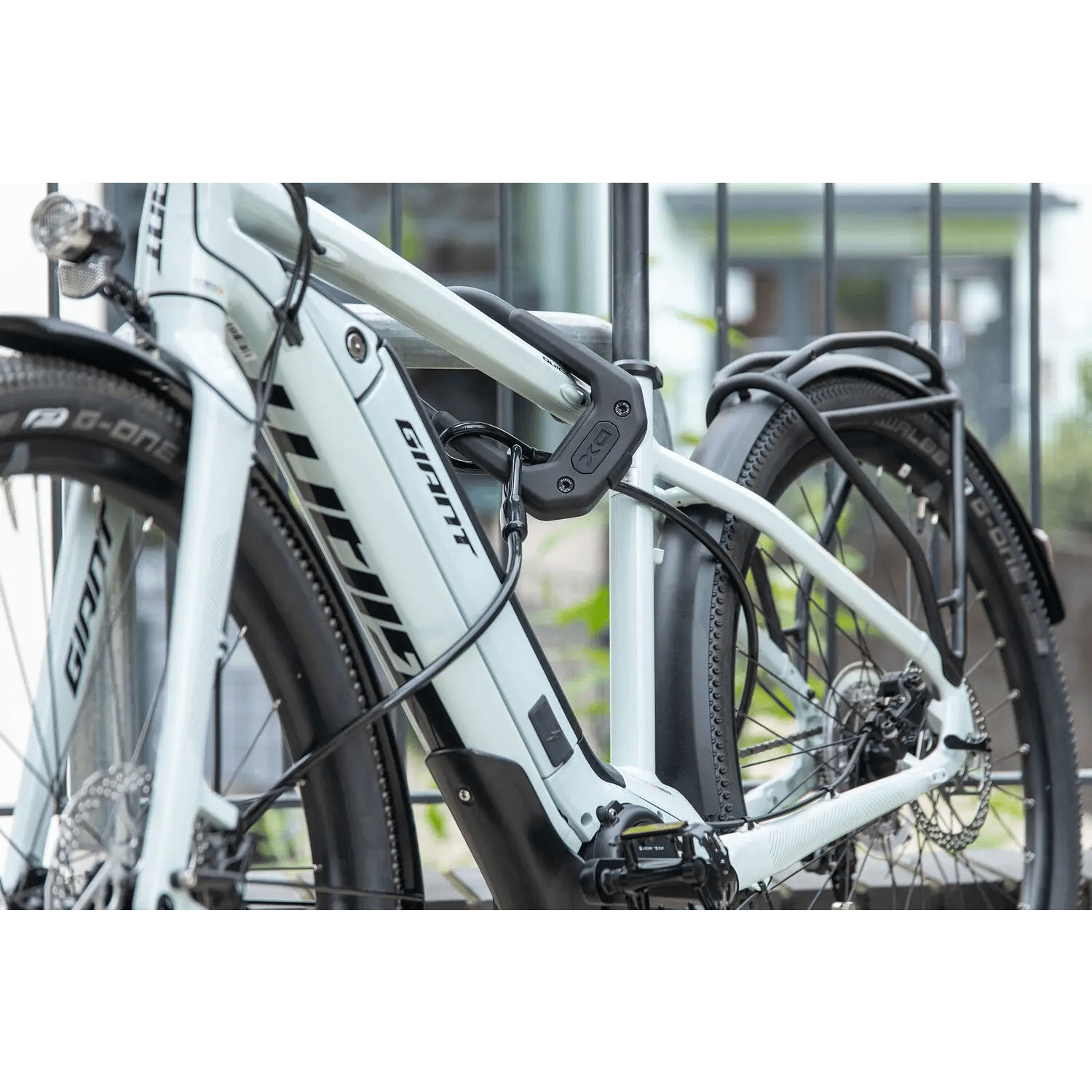 DXP Tragbaresbügelschloss + 2m Kabel