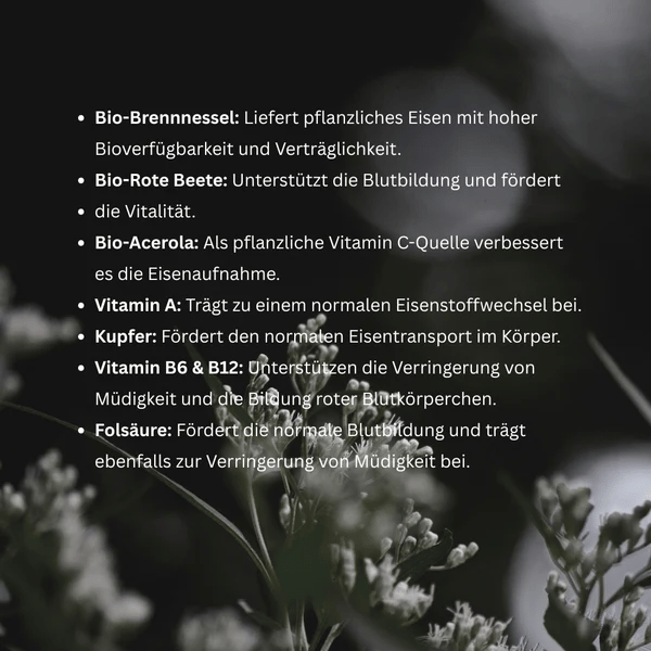 PERIOD MIND & CROWN Eisensupplement