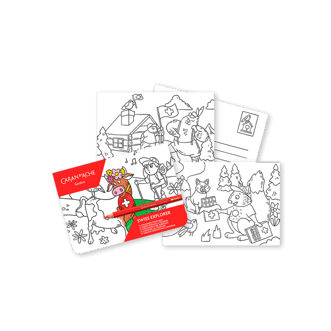 CARAN D'ACHE SWISSCOLOR Reise-Set