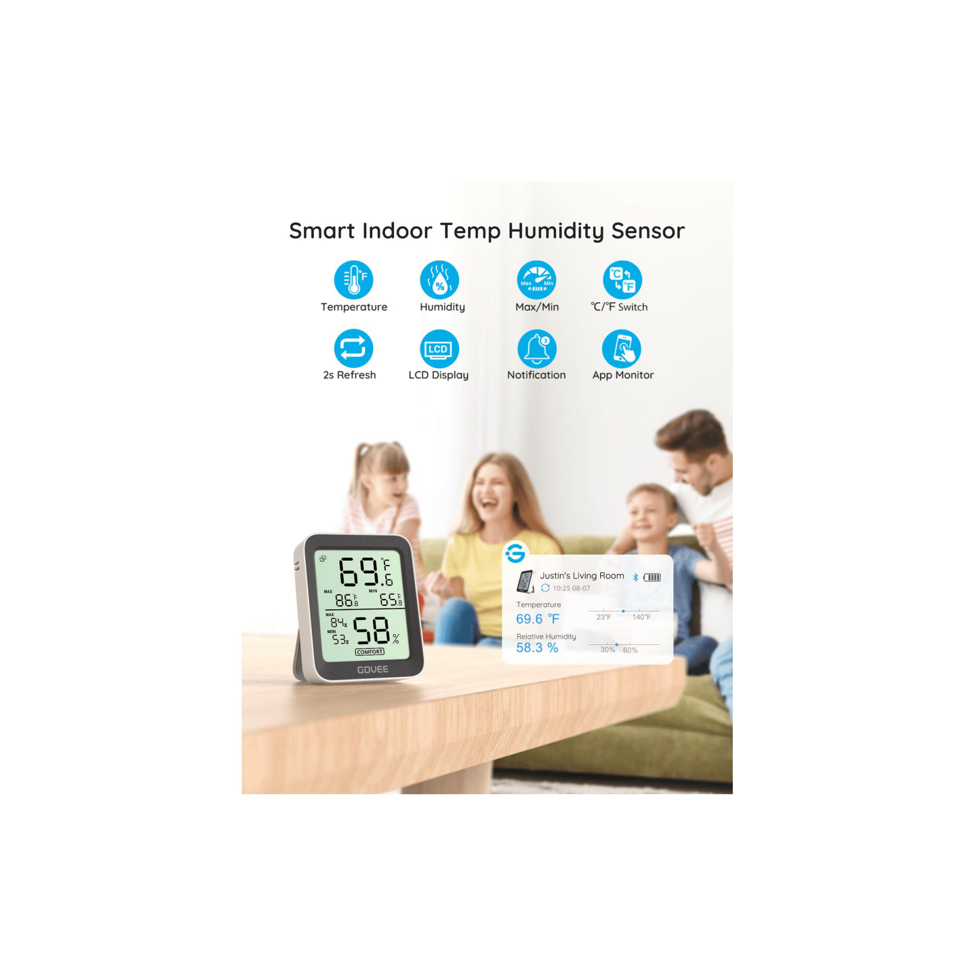 Govee Wetterstation Bluetooth Thermometer – Hygrometer