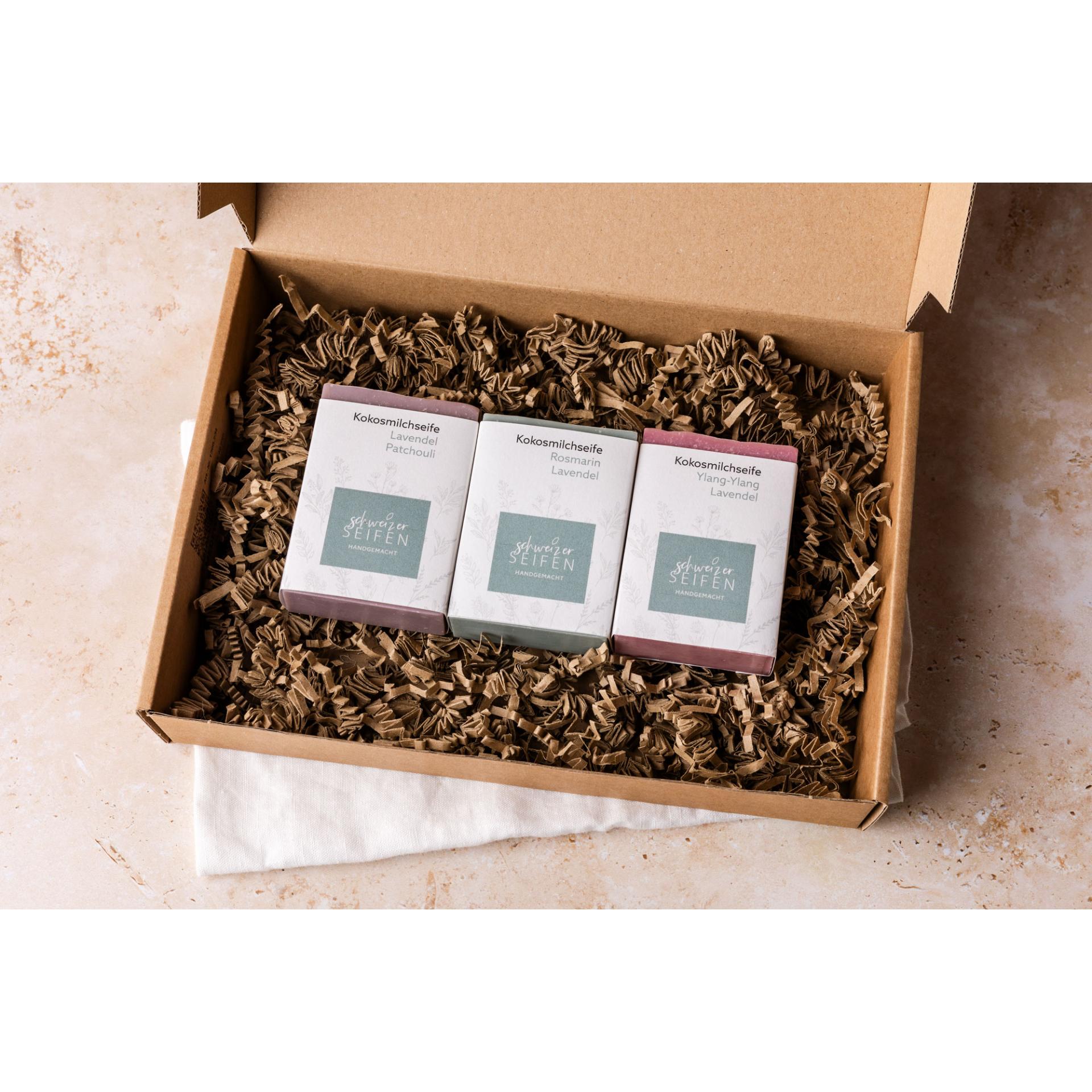 Schweizer Seifen Lavendel Seifen-Set