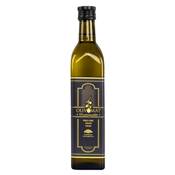 Olivomat Huile d’olive – 6 bouteilles de 0,5 L