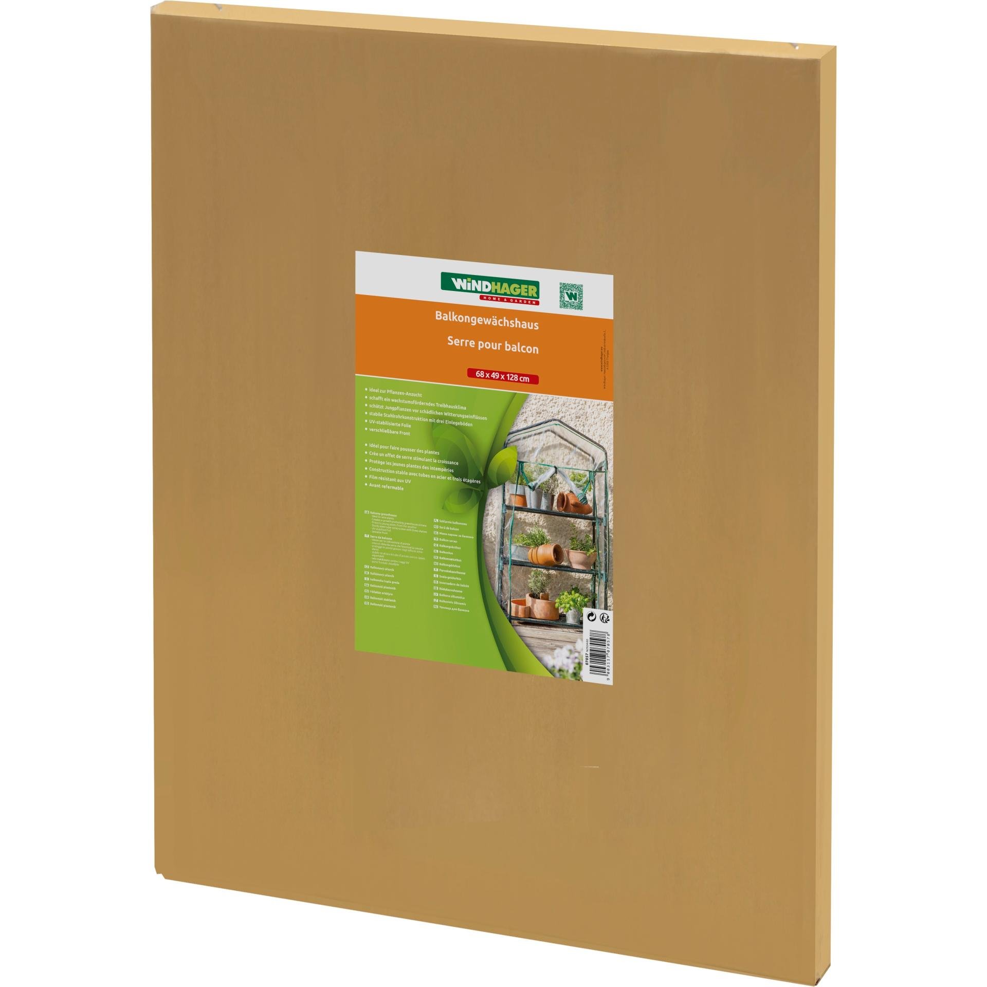 Windhager Balkongewächshaus - transparent