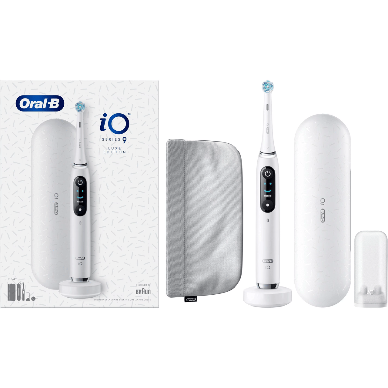Oral-B Elektrische Zahnbürste iO Series9 White Alabaster