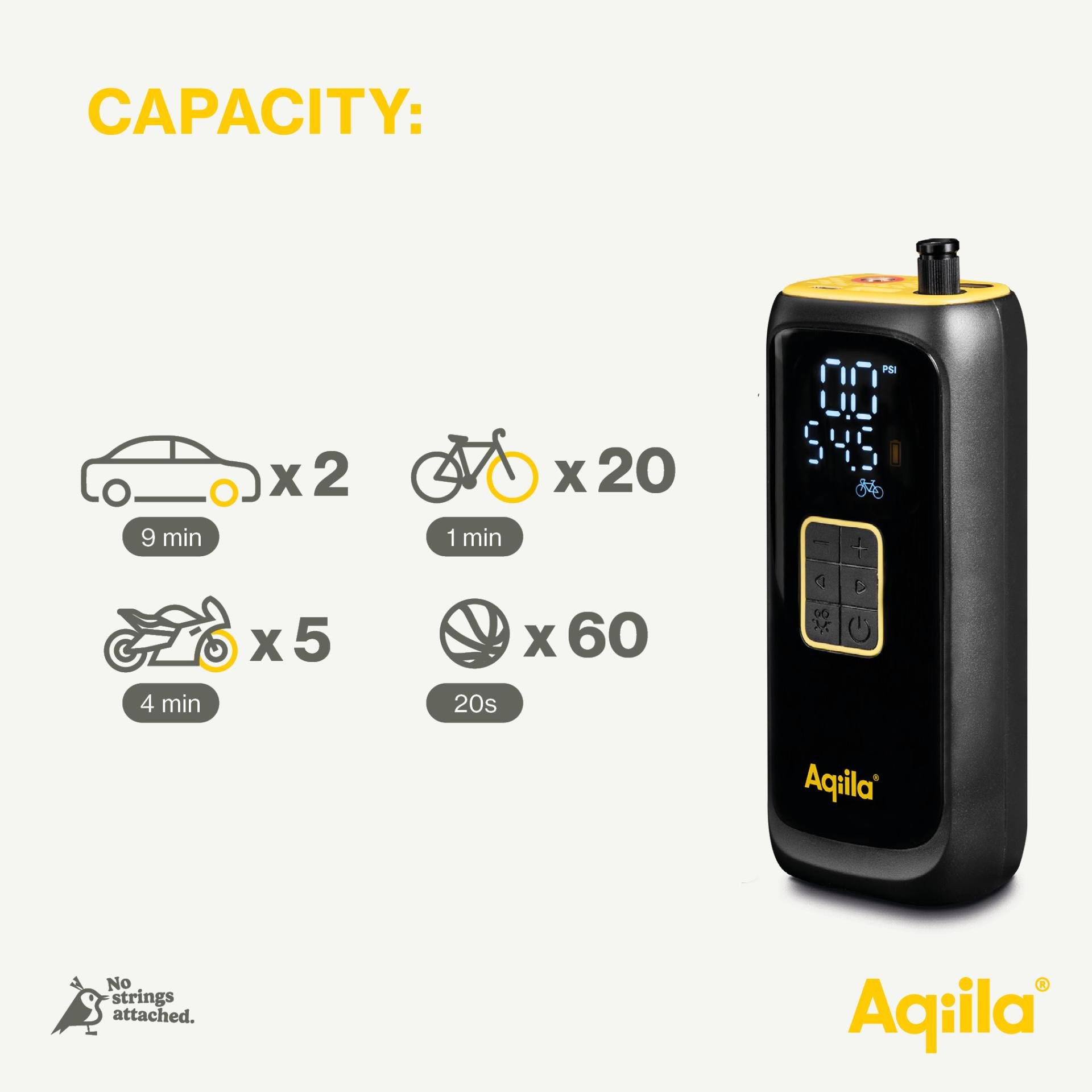 Aqiila Airbird C4 Tragbarer Kompressor