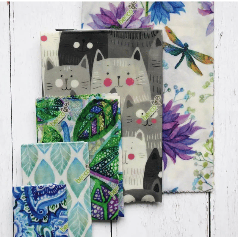 Bienenwachstücher gemischtes 5er Set