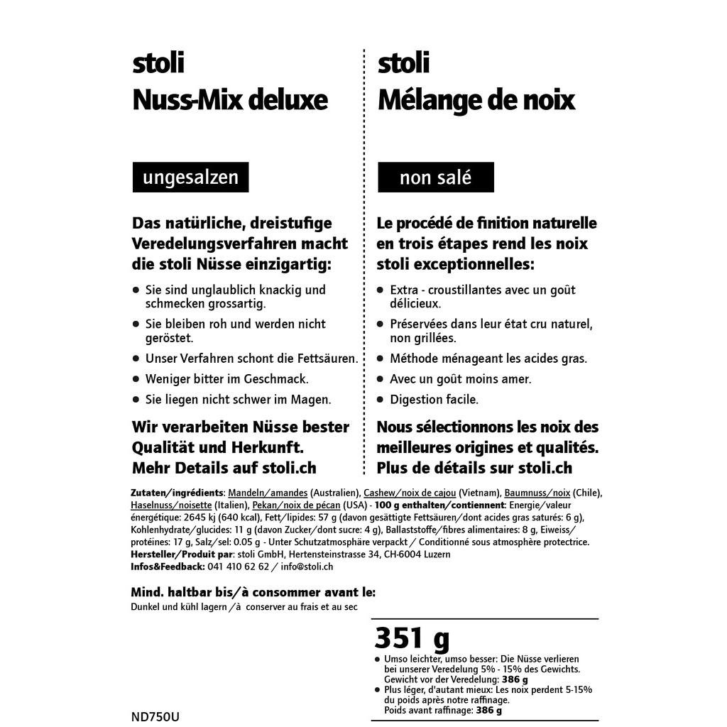 Stoli 3er Set Mix Deluxe 351 gr ungesalzen