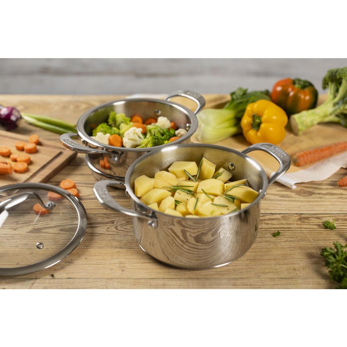 Kuhn Rikon ALLROUND 2-lagiges Dämpfaufsatz Set 3.1 L • Ø 20cm