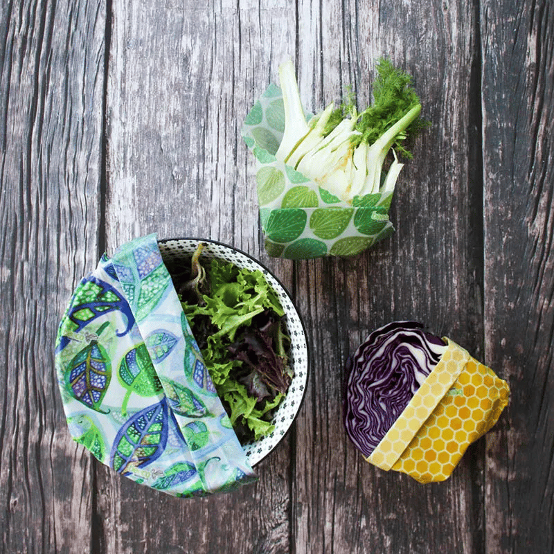 Beeco Bienenwachstücher gemischtes 5er Set