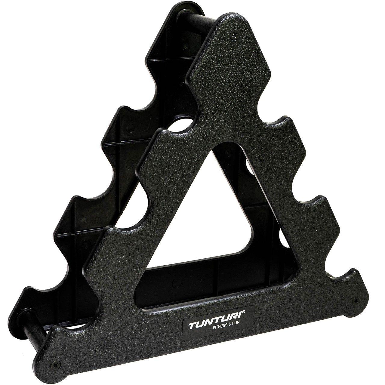 Set di manubri in neoprene con supporto