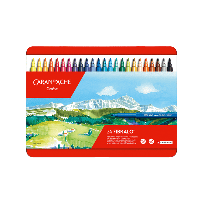 CARAN D'ACHE FIBRALO™ - assortiment de 24 couleurs