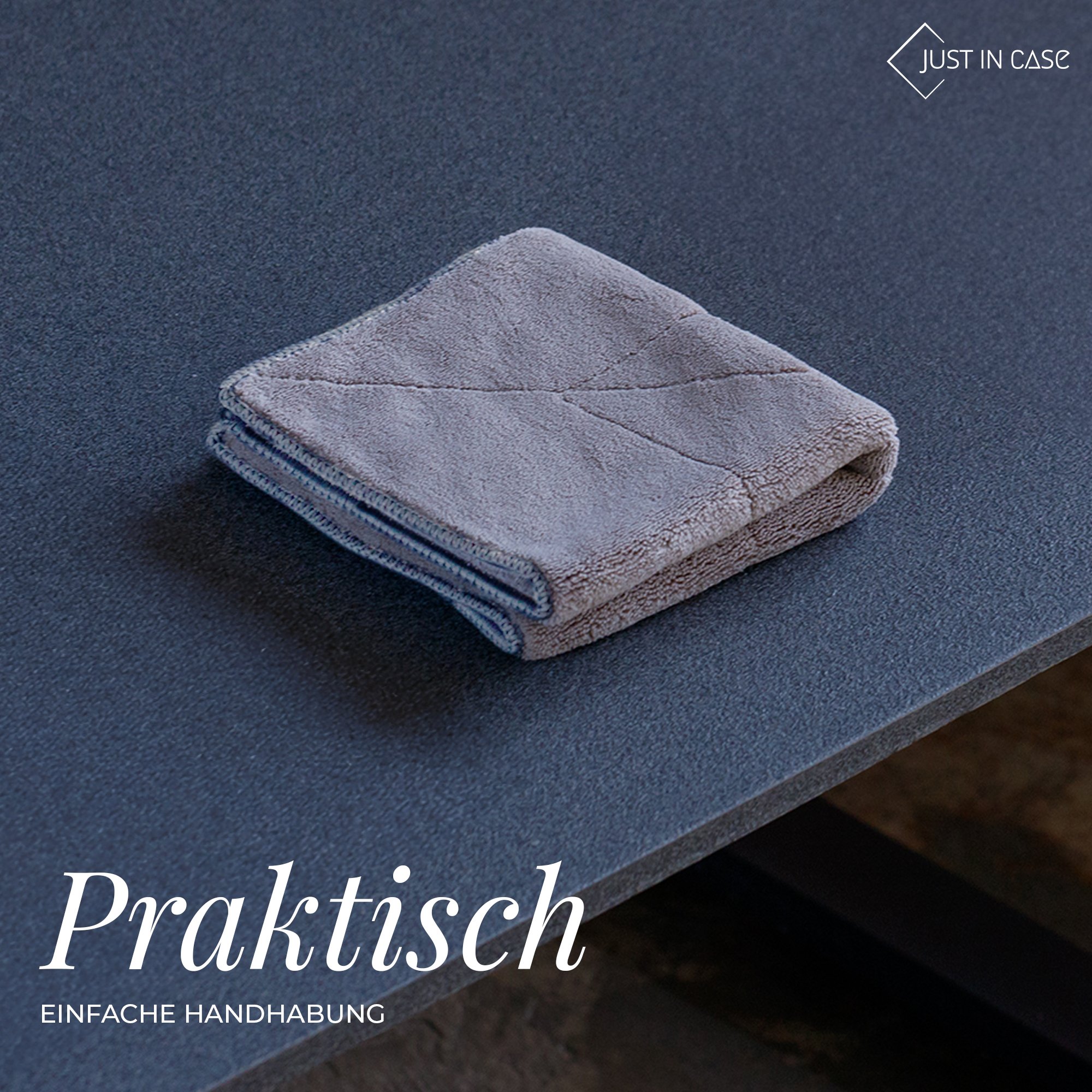 JUST IN CASE Premium Microfasertuch «Softy», 4er Set