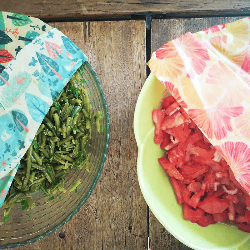 Beeco Bienenwachstücher gemischtes 5er Set