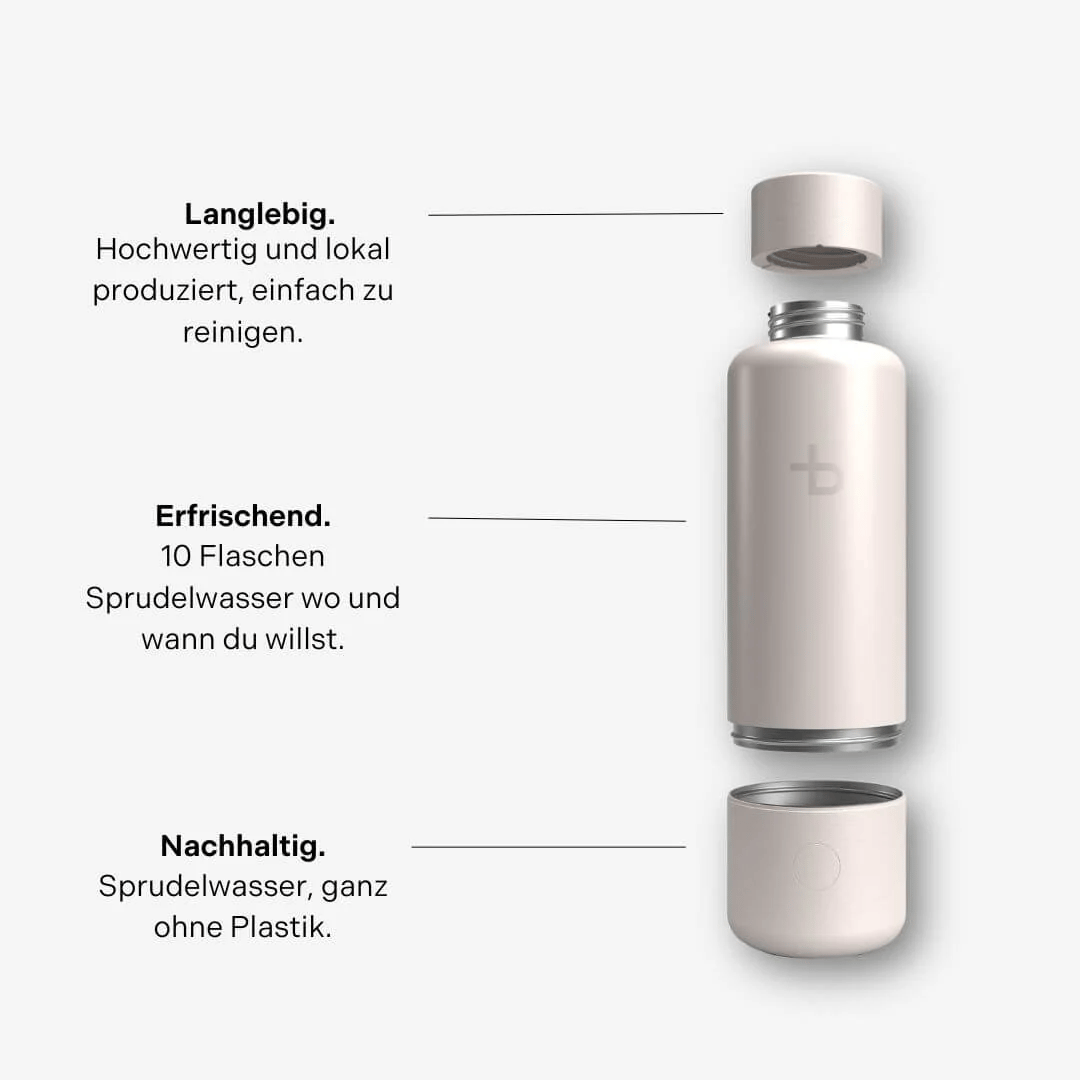 bottleplus spark set – Der mobile Wassersprudler