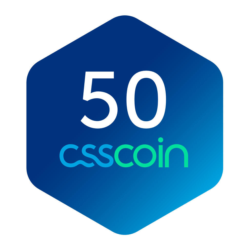 50 CSS Coins im Wert von CHF 50.-