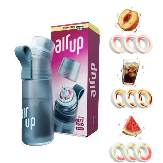 Air Up Trinkflasche inkl. 3 verschiedenen Geschmack-Pods