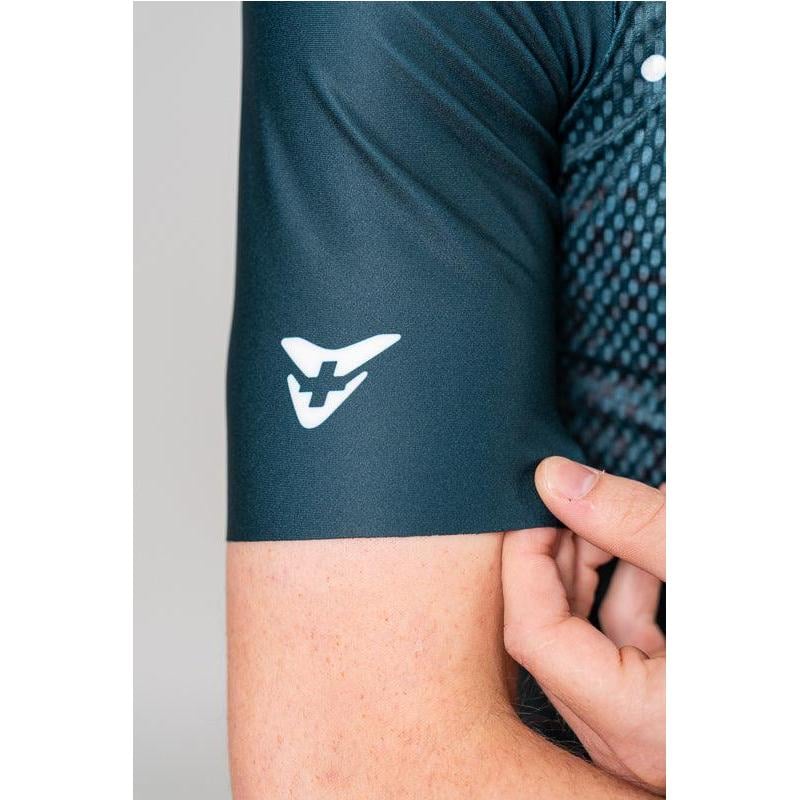 Cuore Maglia da ciclismo da uomo Silver Race Jersey 2.0