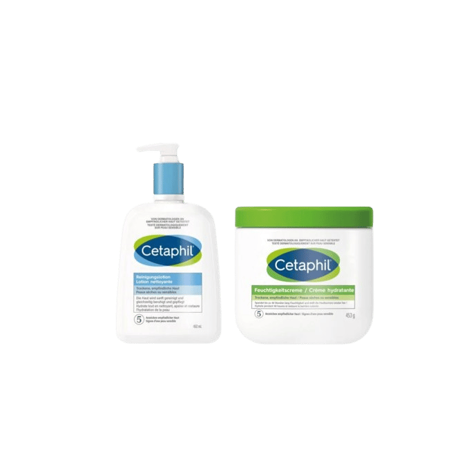 Reinigungslotion + Feuchtigskeitscreme