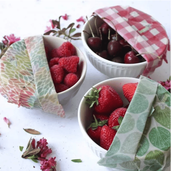 Beeco Bienenwachstücher gemischtes 5er Set