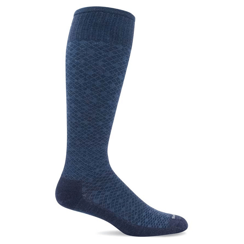 Extra dünne moderate Kompressionsocken Fancy Herren