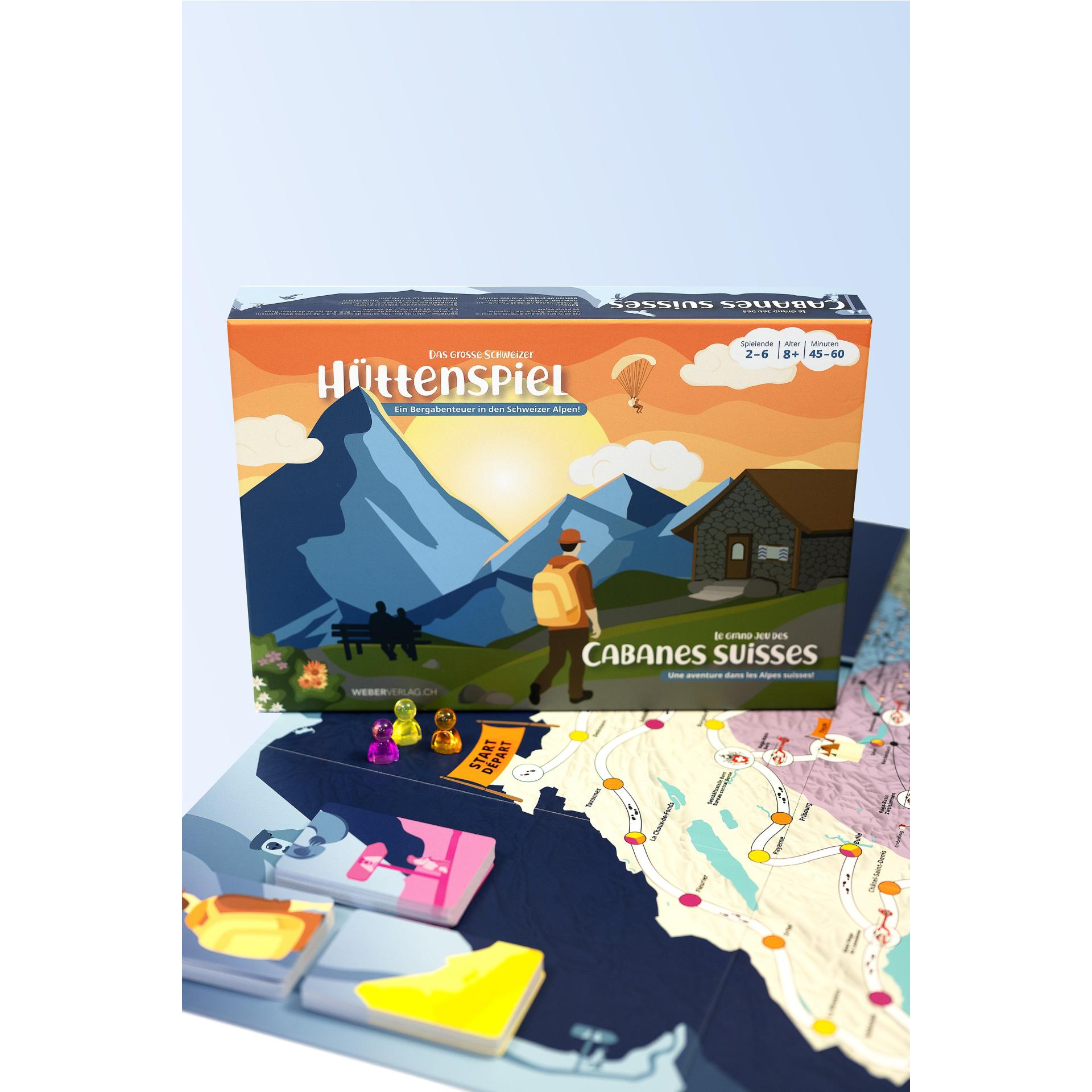 Weber Verlag Le grand jeu suisse des cabanes
