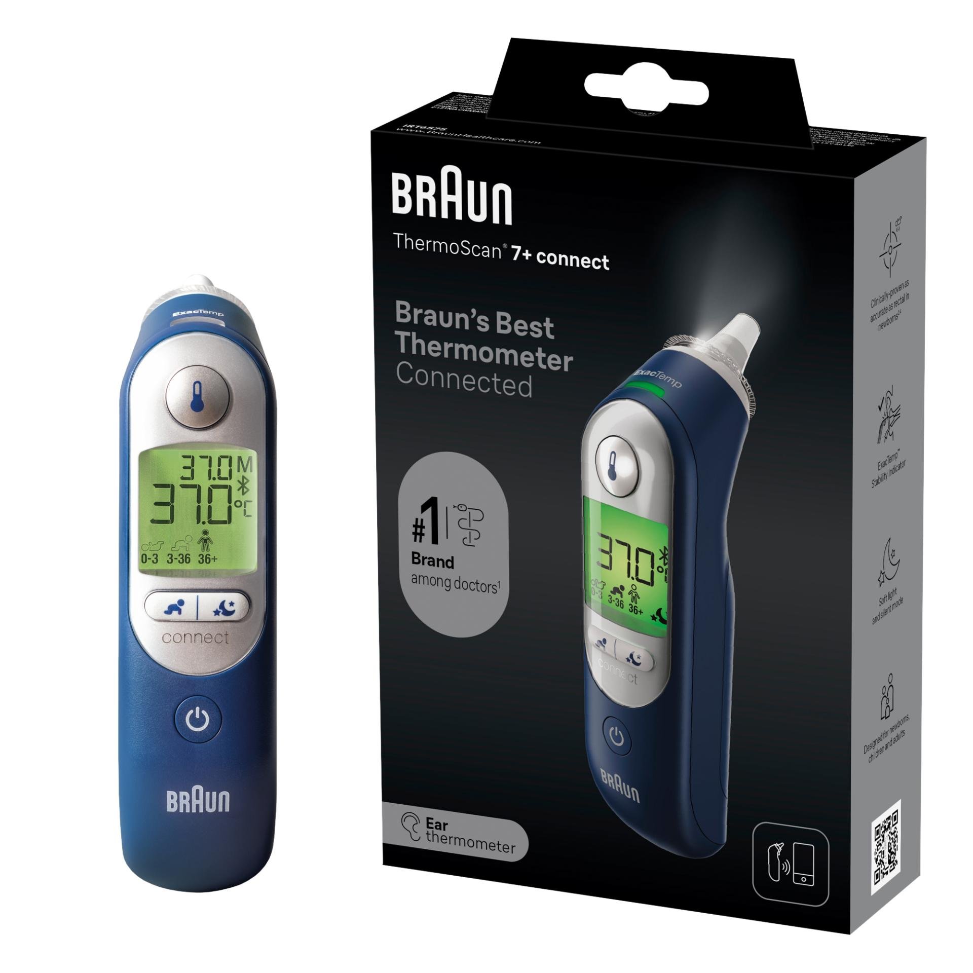 ThermoScan® 7+ Connect Ohrenthermometer