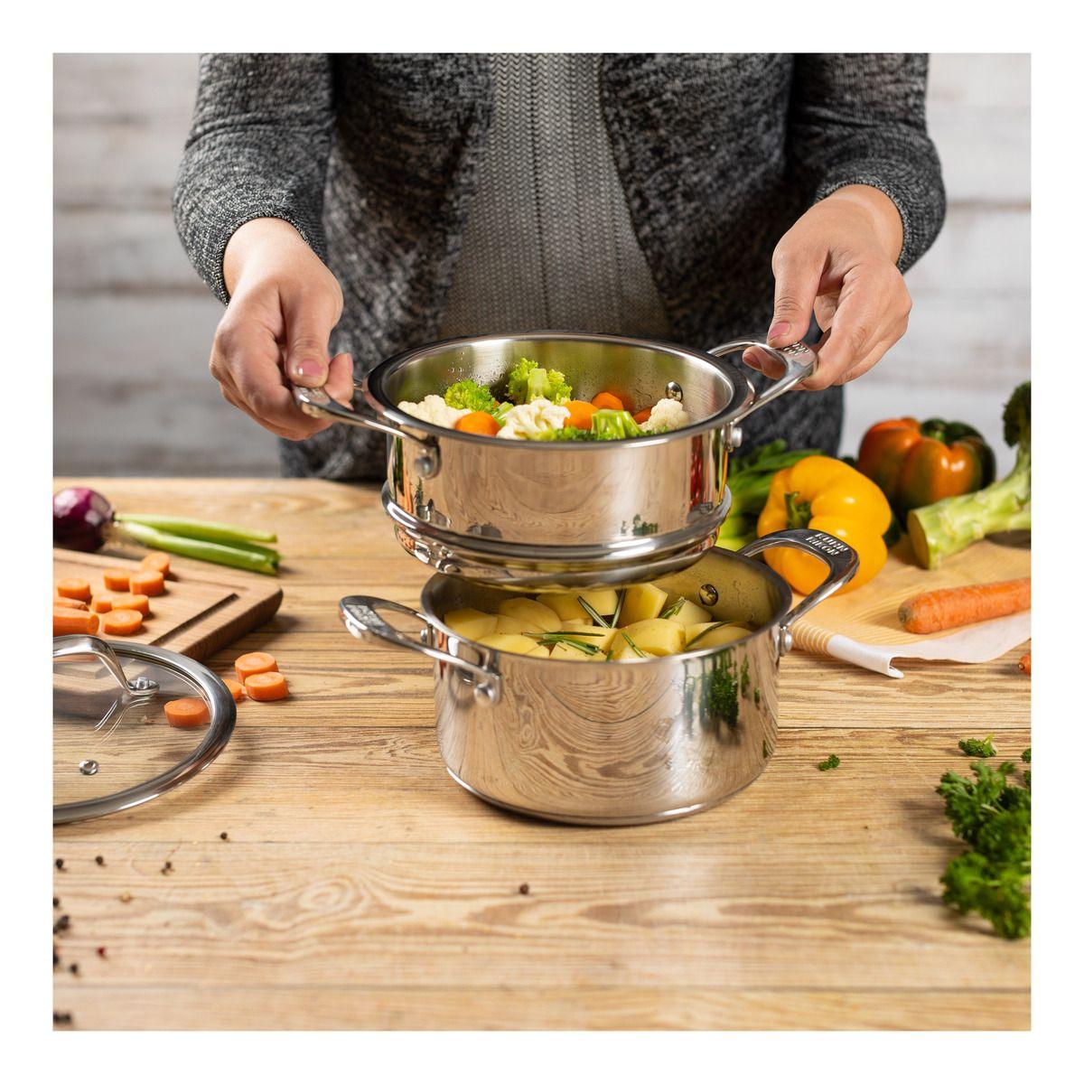 Kuhn Rikon ALLROUND 2-lagiges Dämpfaufsatz Set 3.1 L • Ø 20cm