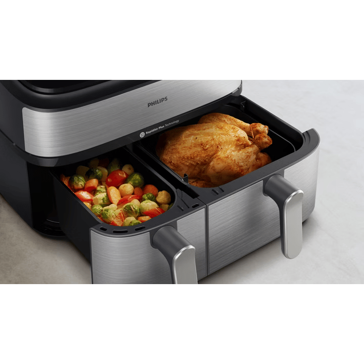 Philips Steam Airfryer Dual Basket Steam NA555/09