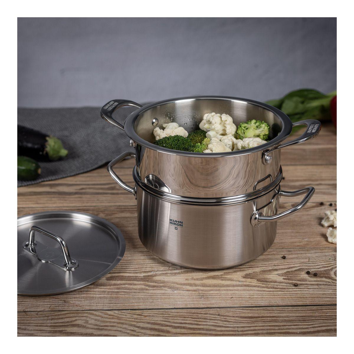 Kuhn Rikon ALLROUND 2-lagiges Dämpfaufsatz Set 3.1 L • Ø 20cm