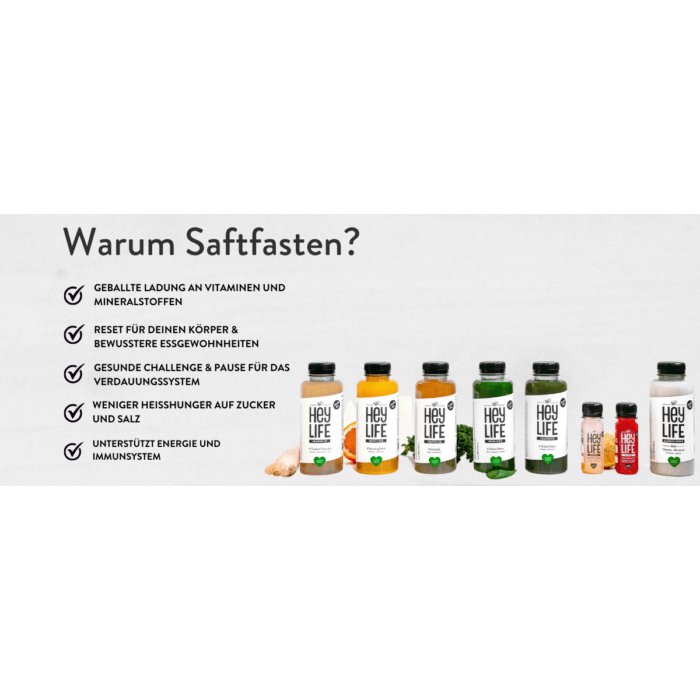 Gutschein für 3 Tage Saftfasten Intense Juicing inkl. Lieferung