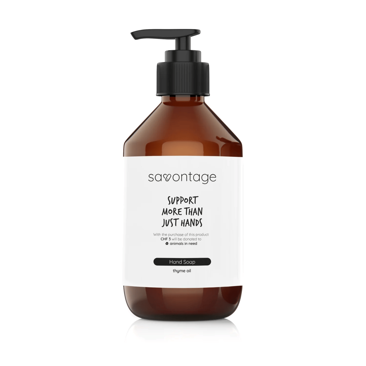 Savon liquide pour les mains à l'huile de thym