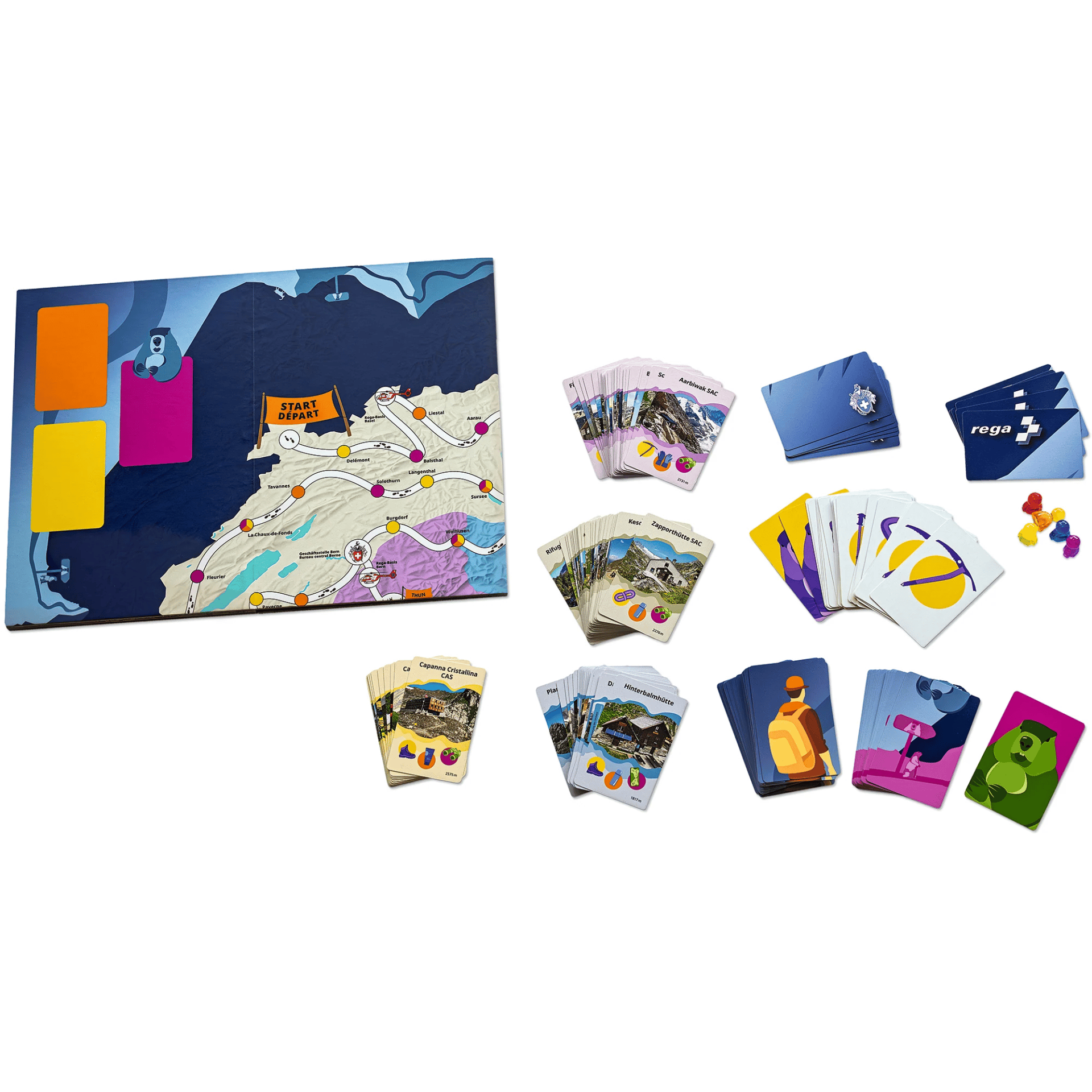 Weber Verlag Le grand jeu suisse des cabanes