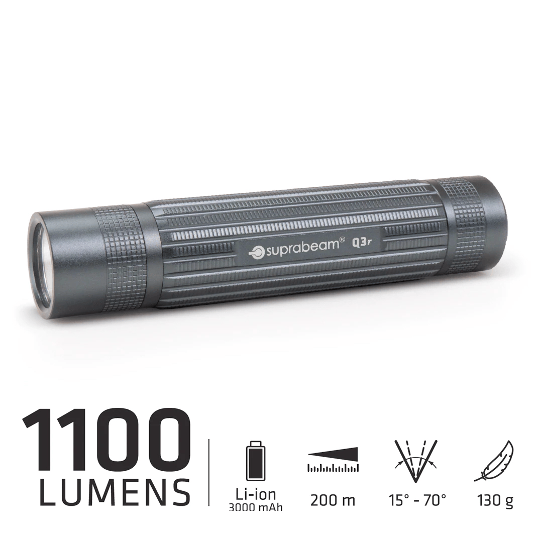 Torcia elettrica Q3r 1100 lm