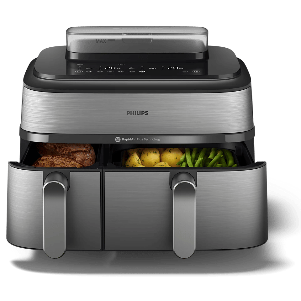 Philips Steam Airfryer Dual Basket Steam NA555/09