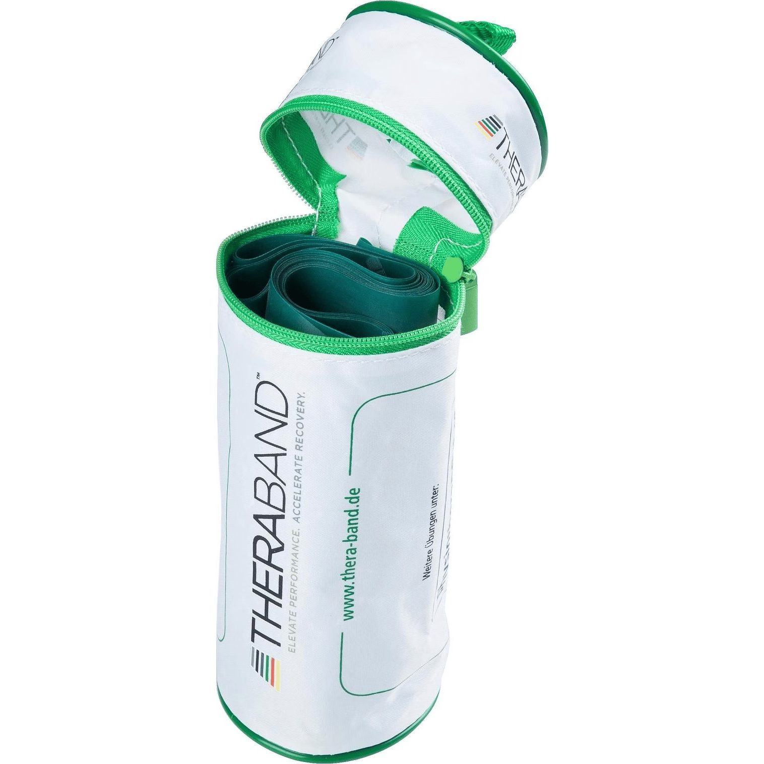 Thera-Band® 2er Fitnessband im Beutel 2.5m (rot+grün)