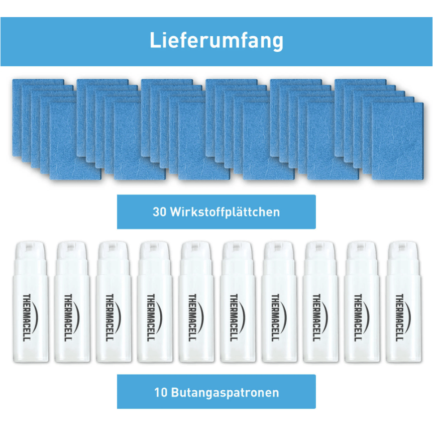 Thermacell Mückenschutz Set: HALOmini Navy + Nachfüllpack 120+Std