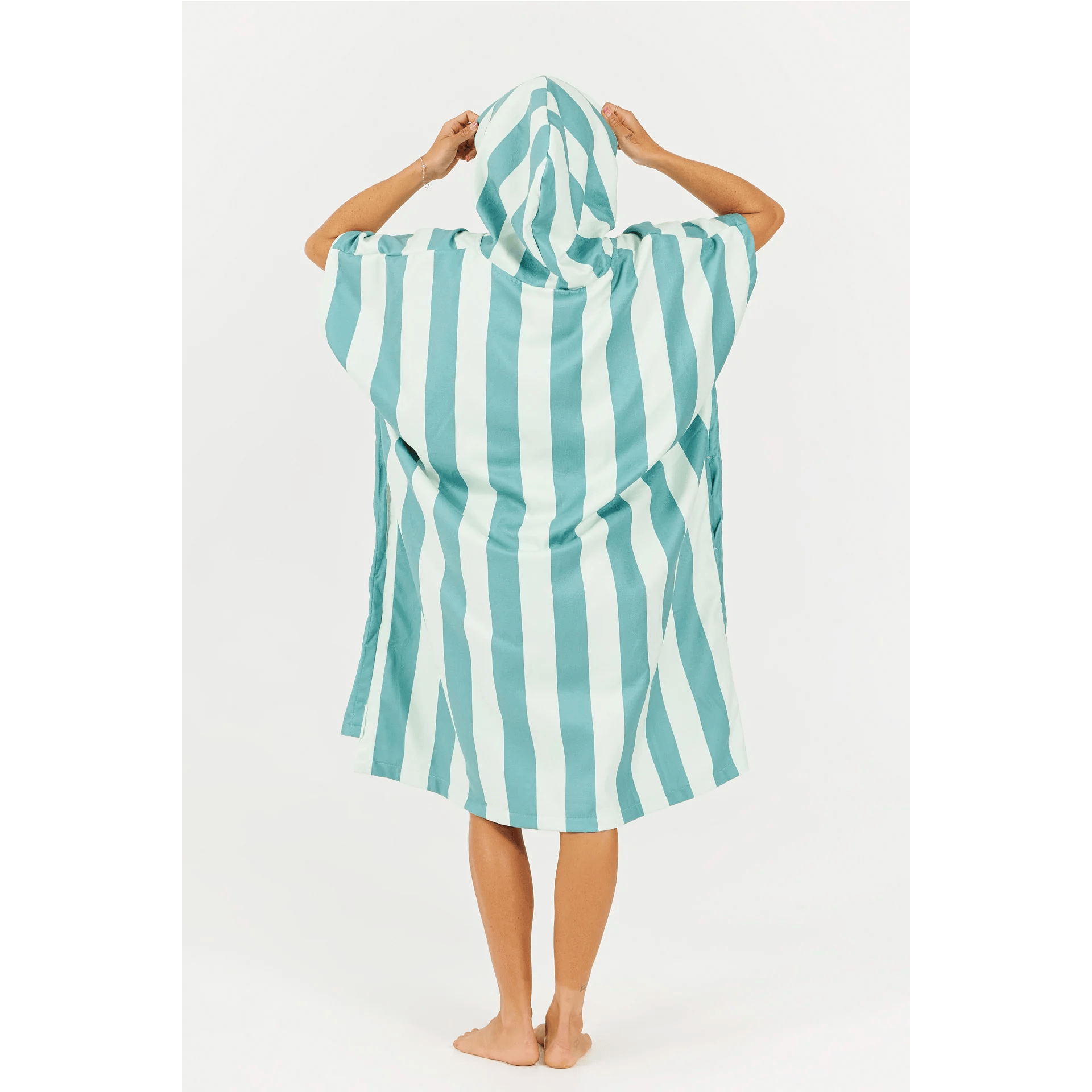 After Essentials Poncho für Erwachsene Swim Club Stripes
