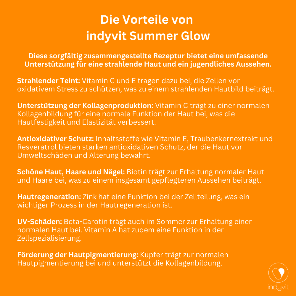 INDYVIT Summer Glow – Dein Begleiter durch den Sommer