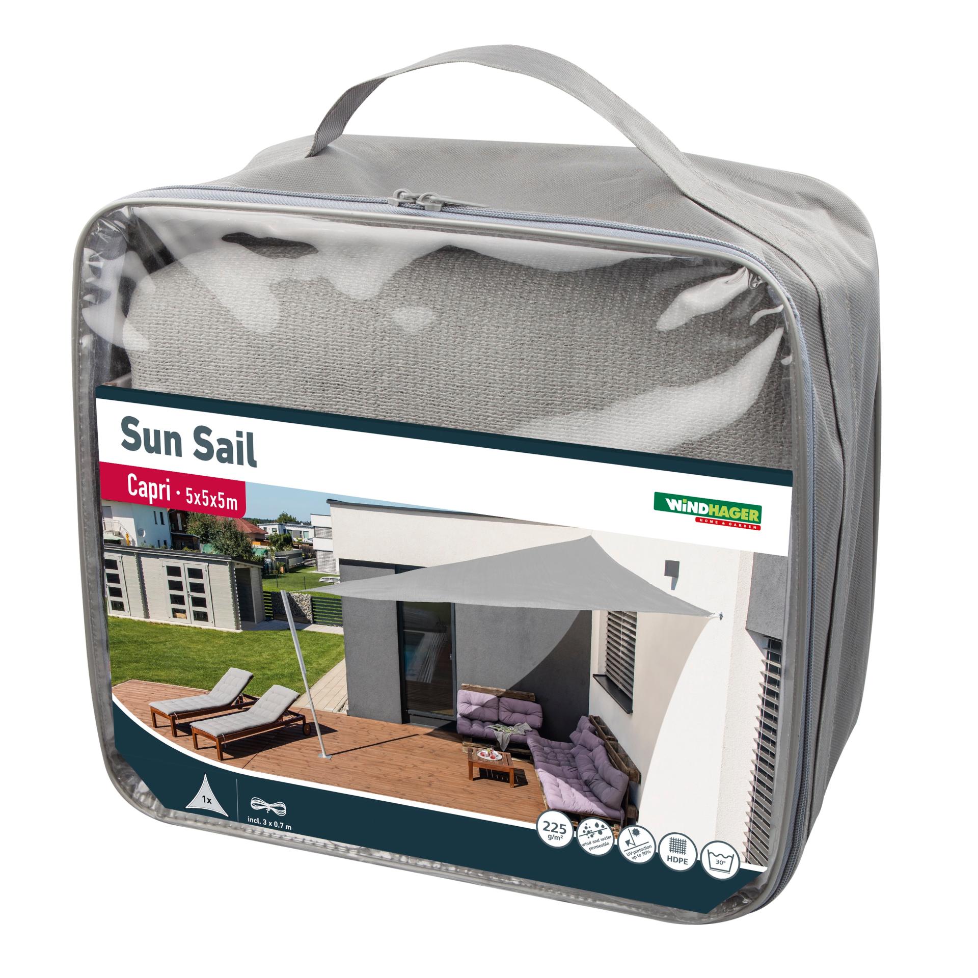 Windhager Tenda da sole Capri - kit base triangolare