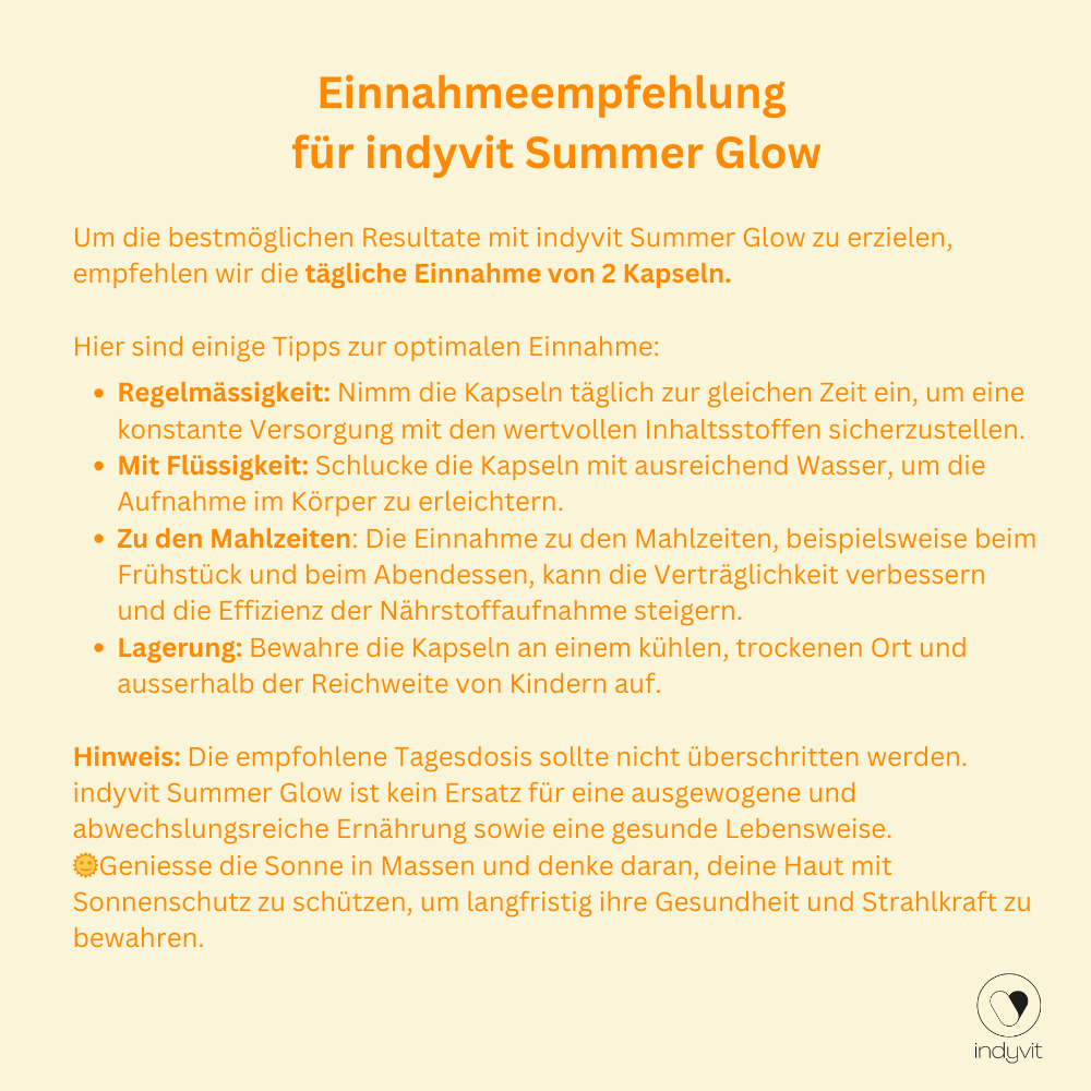INDYVIT Summer Glow – Dein Begleiter durch den Sommer