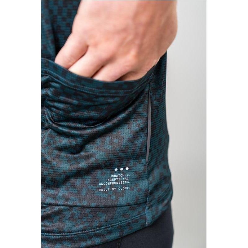 Cuore Maglia da ciclismo da uomo Silver Race Jersey 2.0